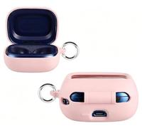 GIOPUEY Cover Compatibile con JBL Live Flex 4/Flex 4/Buds4, Cilicone Custodia, Ultrasottile Case Cover, Antiurto, Resistente ai Graffi - Rosa