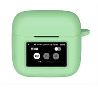 GIOPUEY Cover Compatibile con JBL Tour Pro 3, Cilicone Custodia, Ultrasottile Case Cover, Antiurto, Resistente ai Graffi - Verde