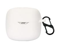 GIOPUEY Cover Compatibile con JBL Tune Flex, Cilicone Custodia, Ultrasottile Case Cover, Antiurto, Resistente ai Graffi - Bianco