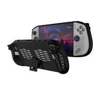 GIOPUEY Cover Compatibile con Lenovo Legion Go S - con Supporto - bumper TPU morbido - Antiscivolo - Facile da Impugnare - Black