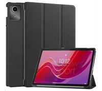 GIOPUEY Cover Compatibile con Lenovo Tab M11 2024, Flip Pelle Custodia, Pelle case con Staffa, Protezione a 360° - Black