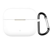GIOPUEY Cover Compatibile con Motorola Moto Buds Loop, Cilicone Custodia, Ultrasottile Case Cover, Antiurto, Resistente ai Graffi - Bianco