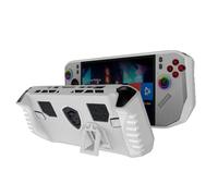 GIOPUEY Cover Compatibile con MSI Claw A8 - con Supporto - Bumper TPU Morbido - Antiscivolo - Facile da Impugnare - White