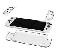 GIOPUEY Cover Compatibile con Nintendo Switch 2, Alta Trasparenza Custodia, Materiale PC Rigido Case，Nessun Ingiallimento, Nessuno Sbiadimento - Transparent