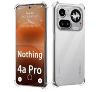 GIOPUEY Cover Compatibile con Nothing Phone 4a PRO, TPU Ultrasottile HD Case, Protezione del Cuscino d'Aria - Trasparente