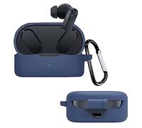 GIOPUEY Cover Compatibile con OnePlus Nord Buds 2, Cilicone Custodia, Ultrasottile Case Cover, Antiurto, Resistente ai Graffi - Blu scuro