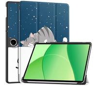 GIOPUEY Cover Compatibile con Oneplus pad Lite/OPPO Pad SE, Flip Pelle Custodia, Pelle case con Staffa, Protezione a 360° - Cat