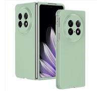 GIOPUEY Cover Compatibile con Oppo Find N5, Materiale PC Rigido Custodia, Comodo e Liscio al Tatto Case，Antiurto, Anti-Impronta - Green