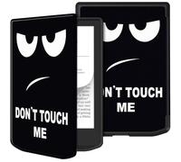 GIOPUEY Cover Compatibile con Pocketbook Verse/Verse PRO/Verse PRO Color, Flip Pelle + Morbida Custodia in Silicone, consistenza Simile alla Pelle Case - Eye