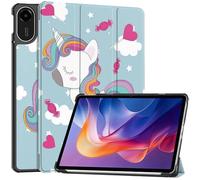 GIOPUEY Cover Compatibile con Redmi Pad 2 2025, Flip Pelle Custodia, Pelle case con Staffa, Protezione a 360° - Horse