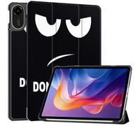 GIOPUEY Cover Compatibile con Redmi Pad 2 2025, Flip Pelle Custodia, Pelle case con Staffa, Protezione a 360° - DON`T TOUCH ME