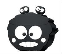 GIOPUEY Cover Compatibile con Samsung Galaxy Buds 3/3 Pro, Carino Divertente Cartone Animato TPU Silicone Custodia, Protettiva Case Cover con Gancio Portachiavi per Uomini Donne - Briquette