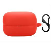 GIOPUEY Cover Compatibile con SONY LinkBuds Fit, Cilicone Custodia, Ultrasottile Case Cover, Antiurto, Resistente ai Graffi - Rosso