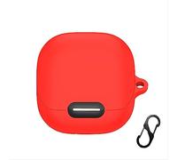 GIOPUEY Cover Compatibile con SoundCore Liberty 4 NC, Cilicone Custodia, Ultrasottile Case Cover, Antiurto, Resistente ai Graffi - Rosso