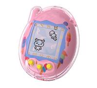 GIOPUEY Cover Compatibile con Tamagotchi Connection, Alta Trasparenza Custodia, Materiale PC Rigido Case，Nessun Ingiallimento, Nessuno Sbiadimento - Transparent Pink