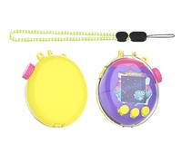 GIOPUEY Cover Compatibile con Tamagotchi Paradise, Alta Trasparenza Custodia, Materiale PC Rigido Case，Nessun Ingiallimento, Nessuno Sbiadimento - Transparent Yellow