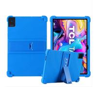 GIOPUEY Cover Compatibile con TCL Tab 10 Gen 2 - con Supporto - Custodia Protettiva in Silicone TPU Morbida Case - Dark Blue