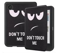 GIOPUEY Cover Compatibile con Tolino Shine Color/Shine 5 2024, Flip Pelle Custodia, PU Pelle + Morbida TPU Custodia, Auto Sleep/Wake, Protezione a 360° Case - Don't Touch Me