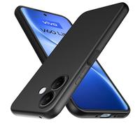 GIOPUEY Cover Compatibile con Vivo V60 Lite, Il Materiale TPU Ultrasottile Custodia, Anti Impronta Digitale Phone Case [Resistente all'Usura] [Antiscivolo] - Nero