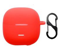 GIOPUEY Cover Compatibile con Xiaomi Redmi Buds 8 Active, Cilicone Custodia, Ultrasottile Case Cover, Antiurto, Resistente ai Graffi - Rosso