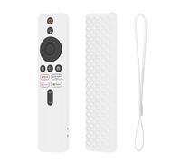 GIOPUEY Cover Compatibile con Xiaomi TV Box S (2nd Gen) Remote, Cilicone Custodia, Ultrasottile Case Cover, Antiurto, Resistente ai Graffi - Bianco