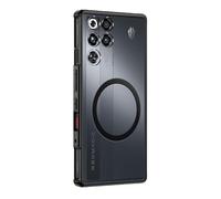 GIOPUEY Cover Magnetica per Nubia Red Magic 11 PRO， Compatibile con MagSafe， PC+TPU Finitura Antiurto Protettiva Cellulare Custodia - Black