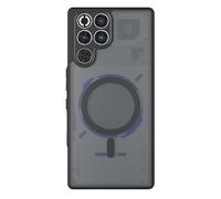 GIOPUEY Cover Magnetica per Nubia RedMagic 11 Air， Compatibile con MagSafe， PC+TPU Finitura Antiurto Protettiva Cellulare Custodia - Black