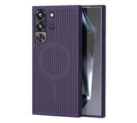 GIOPUEY Cover Magnetica per RedMagic 10 Pro/10S PRO， Compatibile con MagSafe， PC+TPU Finitura Antiurto Protettiva Cellulare Custodia - Dark Purple