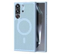 GIOPUEY Cover Magnetica per RedMagic 11 PRO， Compatibile con MagSafe， PC+TPU Finitura Antiurto Protettiva Cellulare Custodia - Blue