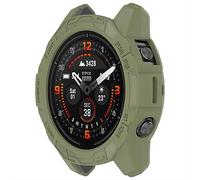 GIOPUEY Cover per Garmin fenix7 PRO/Garmin Epix PRO 47mm, TPU Silicone Premium Morbido e Leggero Protettiva Case Cover, Antiurto&Caduta Custodia - Green