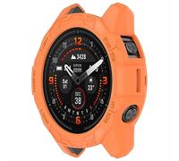 GIOPUEY Cover per Garmin fenix7S PRO/Garmin Epix PRO 42mm, TPU Silicone Premium Morbido e Leggero Protettiva Case Cover, Antiurto&Caduta Custodia - Orange