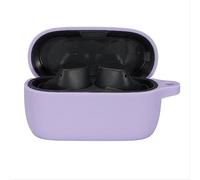 GIOPUEY Cover per Jabra Elite 3, Cilicone Custodia, Ultrasottile Case Cover, Antiurto, Resistente ai Graffi - Purple