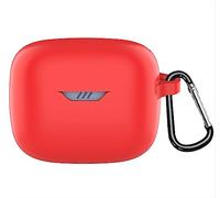 GIOPUEY Cover per JBL TUNE BUDS, Cilicone Custodia, Ultrasottile Case Cover, Antiurto, Resistente ai Graffi - Rosso