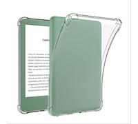 GIOPUEY Cover per Kindle 2024, Scocca posteriore in TPU morbido, Copertura sottile, Protezione Airbag, Custodia Compatibile con Kindle 2024-trasparente