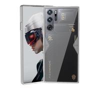 GIOPUEY Cover per Nubia Red Magic 9 PRO, Trasparente PC + Silicone TPU Assemblato Case, [Antiurto] [Scivolare] Comfort Ultrasottile Custodia (Transparente)