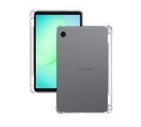 GIOPUEY Cover per Samsung Galaxy Tab A11, Custodia Con slot per penna, Scocca posteriore in TPU morbido, Copertura sottile, Protezione Airbag - trasparente