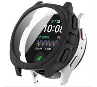 GIOPUEY Cover per Samsung Galaxy Watch 7 40MM, Pellicola Protettiva Vetro + Cornice in Plastica Rigida, Samsung Galaxy Watch 7 40MM Custodia - Black