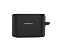 GIOPUEY Cover per Soundcore Liberty Buds 2, Silicone Custodia | Leggero e Sottile Morbida Silicone Custodia, Antigraffi, Tocco Morbido e Confortevole, lavabile, Black