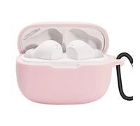 GIOPUEY JBL Wave 200TWS Cover Silicone, JBL Wave 200TWS Case Cover, Ultra-Sottile JBL Wave 200TWS Custodia Protettiva - Rosa