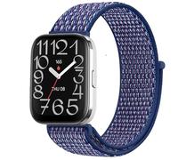 GIOPUEY Nylon Cinturini Compatibile con Amazfit Bip 5 Unity, 22mm Traspirante Sport Loop Cinturino in Morbido Nylon Intrecciato, Donne Uomo - Blue