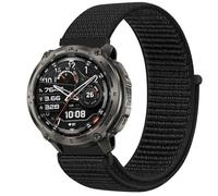 GIOPUEY Nylon Cinturini Compatibile con KOSPET Tank T4, Traspirante Sport Loop Cinturino in Morbido Nylon Intrecciato, Donne Uomo - Black