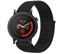 GIOPUEY Nylon Cinturini Compatibile con Nothing CMF Watch 3 Pro, Traspirante Sport Loop Cinturino in Morbido Nylon Intrecciato, Donne Uomo - Black