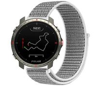 GIOPUEY Nylon Cinturini Compatibile con Polar GRIT X Pro, 22mm Traspirante Sport Loop Cinturino in Morbido Nylon Intrecciato, Donne Uomo - Grey