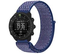 GIOPUEY Nylon Cinturini Compatibile con Suunto Core 2, Traspirante Sport Loop Cinturino in Morbido Nylon Intrecciato, Donne Uomo - Blue