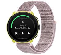 GIOPUEY Nylon Cinturini Compatibile con Suunto Run, Traspirante Sport Loop Cinturino in Morbido Nylon Intrecciato, Donne Uomo - Pink