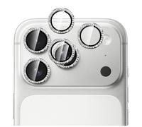 GIOPUEY Pellicola Fotocamera Compatibile con iPhone 17 Pro/17 PRO Max, Diamante di Cristallo, Brillante, Protezione Fotocamera - Silver
