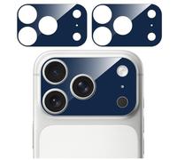 GIOPUEY Pellicola Fotocamera per iPhone 17 PRO Max, Protettore di Caméra Piattaforma dell'Obiettivo, Vetro Temperato, Protezione Fotocamera - 2 Pezzi Blue
