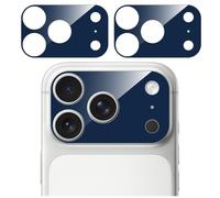 GIOPUEY Pellicola Fotocamera per iPhone 17 PRO, Protettore di Caméra Piattaforma dell'Obiettivo, Vetro Temperato, Protezione Fotocamera - 2 Pezzi Blue