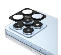 GIOPUEY Pellicola Fotocamera per Xiaomi 14T, [2 Pezzi] Protezione della Fotocamera in Metallo, [Resistente ai Graffi] [Non Interferisce con Il Tiro] [Facile Installazione] - Nero