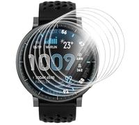 GIOPUEY Pellicola Protettiva per Amazfit Active Max, [6 Pezzi] Flessibile TPU Schermo Protezione Pellicola [Extra-Sottile] [Anti-graffio] - Trasparente